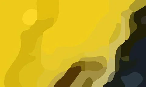 Aesthetic yellow abstract background Stock Illustration