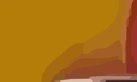 Aesthetic yellow abstract background Stock Illustration