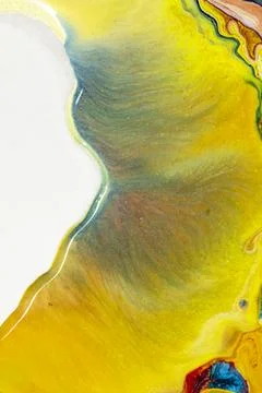 Aesthetic yellow background handmade Stock Illustration