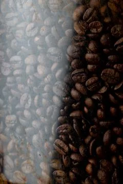 Aesthetics and elements of a coffee machine in a cozy cafe Stock Photos