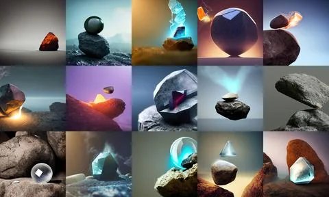 The aesthetics of stone philosophy 스톡 일러스트