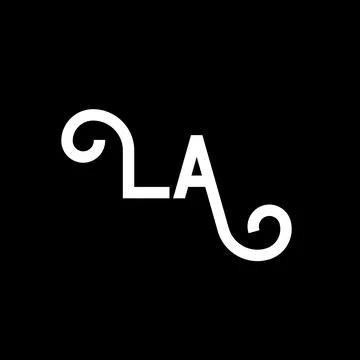 AF letter logo. Stock Illustration