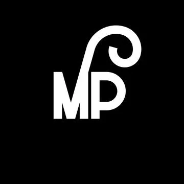 AF letter logo. Illustrazione stock