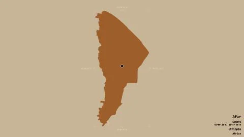 Afar - Ethiopia. Bounding box. Pattern Stock Illustration