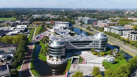 AFAS office in Leusden Video stock 321402962