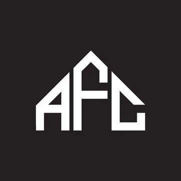 AFC letter logo design. AFC monogram initials letter logo concept. AFC letter Stock Illustration