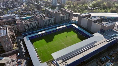 AFC Wimbledon Stadium Plough Lane Aerial... | Stock Video | Pond5