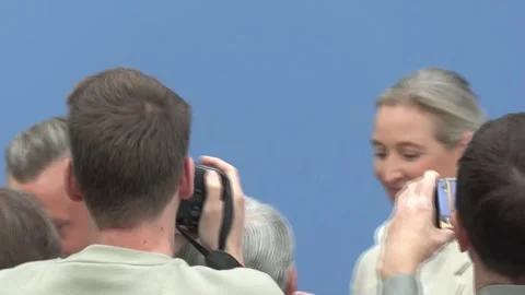 AfD seeks support to form Saxony-Anhalt government after falling short of majori Stock Footage 344878042