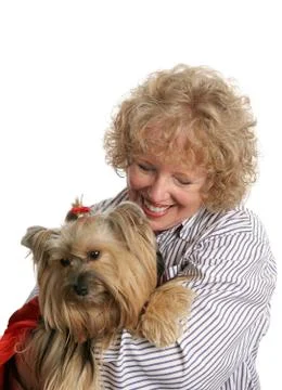 Affectionate Pet Owner Stock Photos