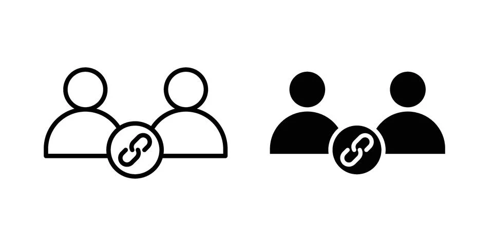 Affiliate link icon design. Simple Vector illustrations.. Illustrazione stock
