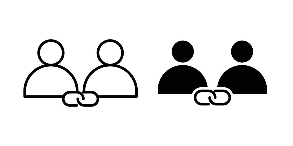 Affiliate link icon vector design. EPS10 Stock Illustration