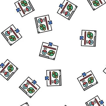 Affiliate link vector seamless pattern Stock Illustration