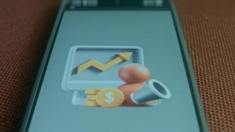 Affiliate Marketer icon, graphic presentation Stock Footage 309688106