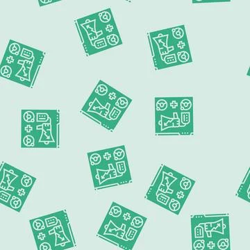 Affiliate marketing glyph seamless pattern Stock Illustration