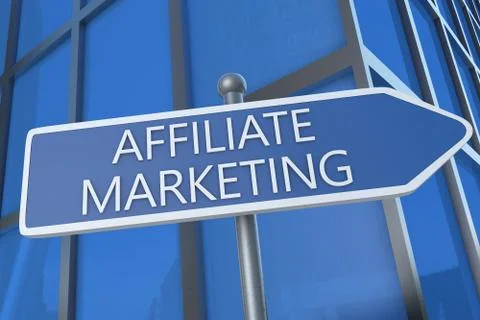 Affiliate marketing. Stock Illustration