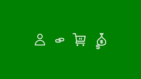 Affiliate Marketing or Program, Paid Partnership, Product Promotion Video stock 336248696