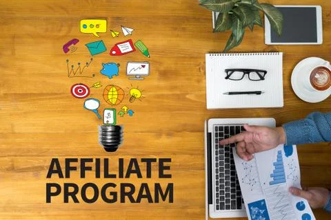 AFFILIATE PROGRAM Stock Photos