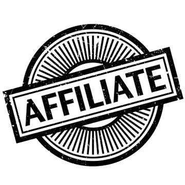 Affiliate rubber stamp Stock Illustration