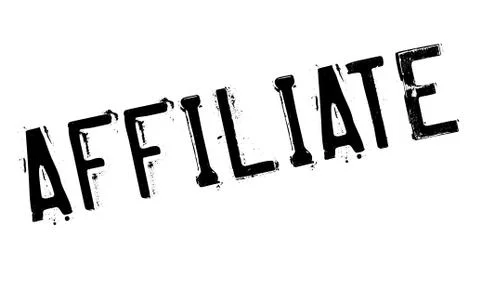 Affiliate rubber stamp Stock Illustration