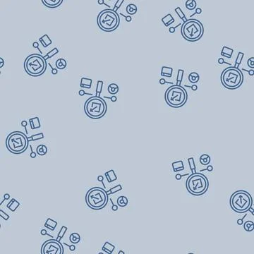 Affiliate tracking line seamless pattern 스톡 일러스트