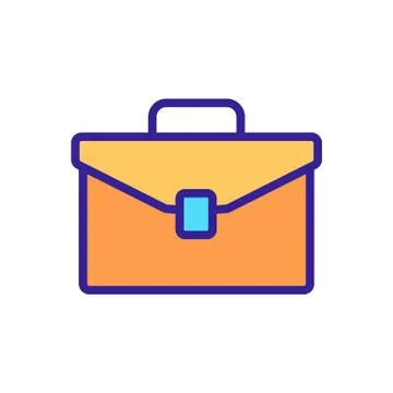 Affiliated business icon vector. Isolated contour symbol illustration Stock Illustration