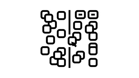 Affinity diagram ux ui design line icon animation Stock Footage 326129754