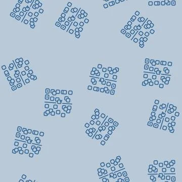Affinity diagram ux ui design line seamless pattern Stock Illustration