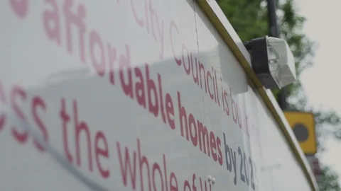 Affordable Homes by 2023 Stock Footage 93202227