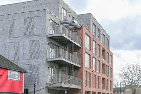 Affordable housing new development in Boley Road Stock Photos