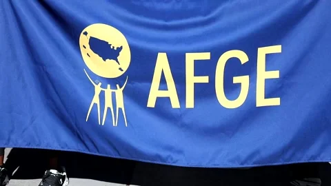 AFGE Union Rally Video stock 233728459