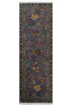 Afghan patterned carpet on a white background Stock Photos