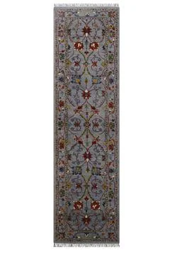 Afghan patterned carpet on a white background Stock Photos