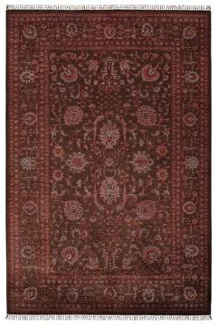 Afghan patterned carpet on a white background Stock Photos