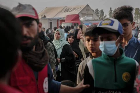 Afghan returnees face crisis as Iran steps up deportations amid aid shortfall, H Stock Photos