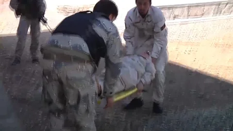 Afghan security forces train to fight terrorists - 2018 Stock Footage 98960626