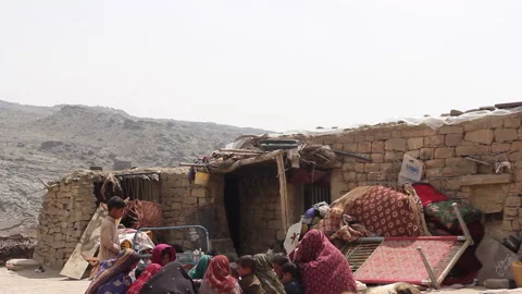 Afghan village Stock Footage 202068132