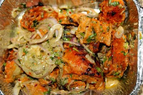 Afghani soya chaap, view Stock Photos