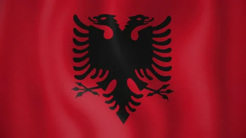 Afghanistan animated flag. Seamless loop. 4K Stock-Footage 145423300