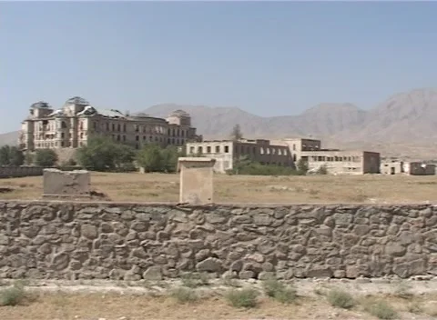 Afghanistan architecture 2002 Stock Footage 160124172