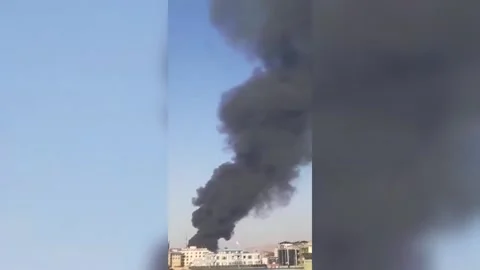 Afghanistan: Explosion rocks Kabul before ceasefire takes effect Stock Footage 320723429