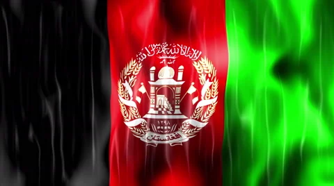 Afghanistan Flag Animated Background Stock Footage 62923741