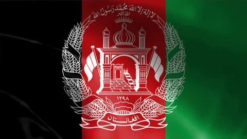 Afghanistan Flag Stock Footage 262499671