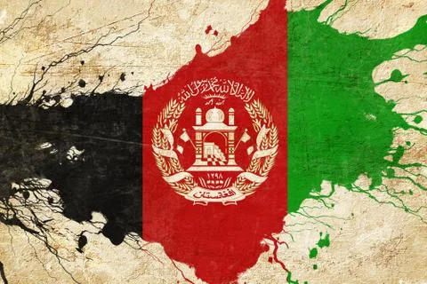 Afghanistan flag Stock Illustration
