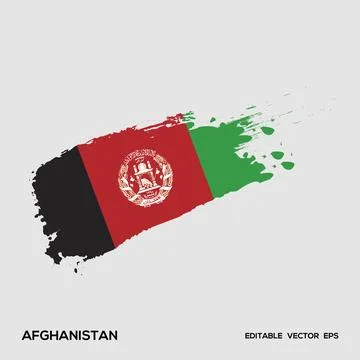 Afghanistan Flag イラスト素材