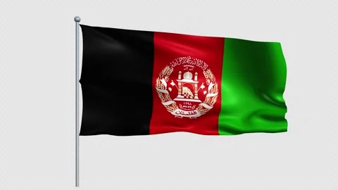 Afghanistan flag - Pack 1 Stock Footage 339369594