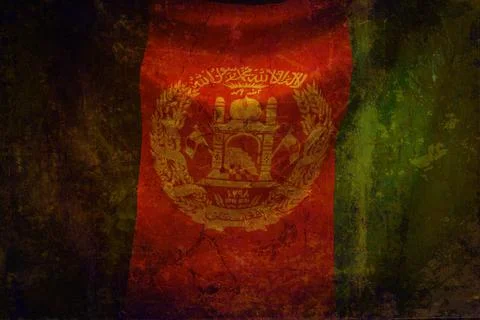 Afghanistan flag Stock Photos