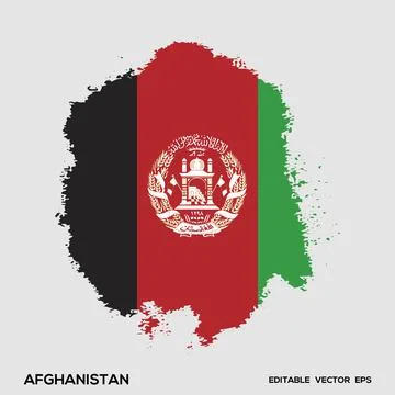 Afghanistan flag vector illustration Stock Illustration