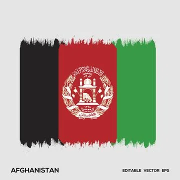 Afghanistan flag vector illustration Stock Illustration