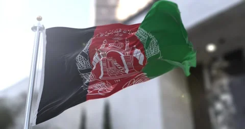 Afghanistan-flag-waving-seamless-loop-4k-60fps Stock Footage 331933260