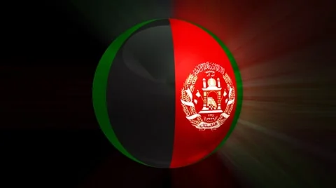 Afghanistan-Globe Stock Footage 7769665